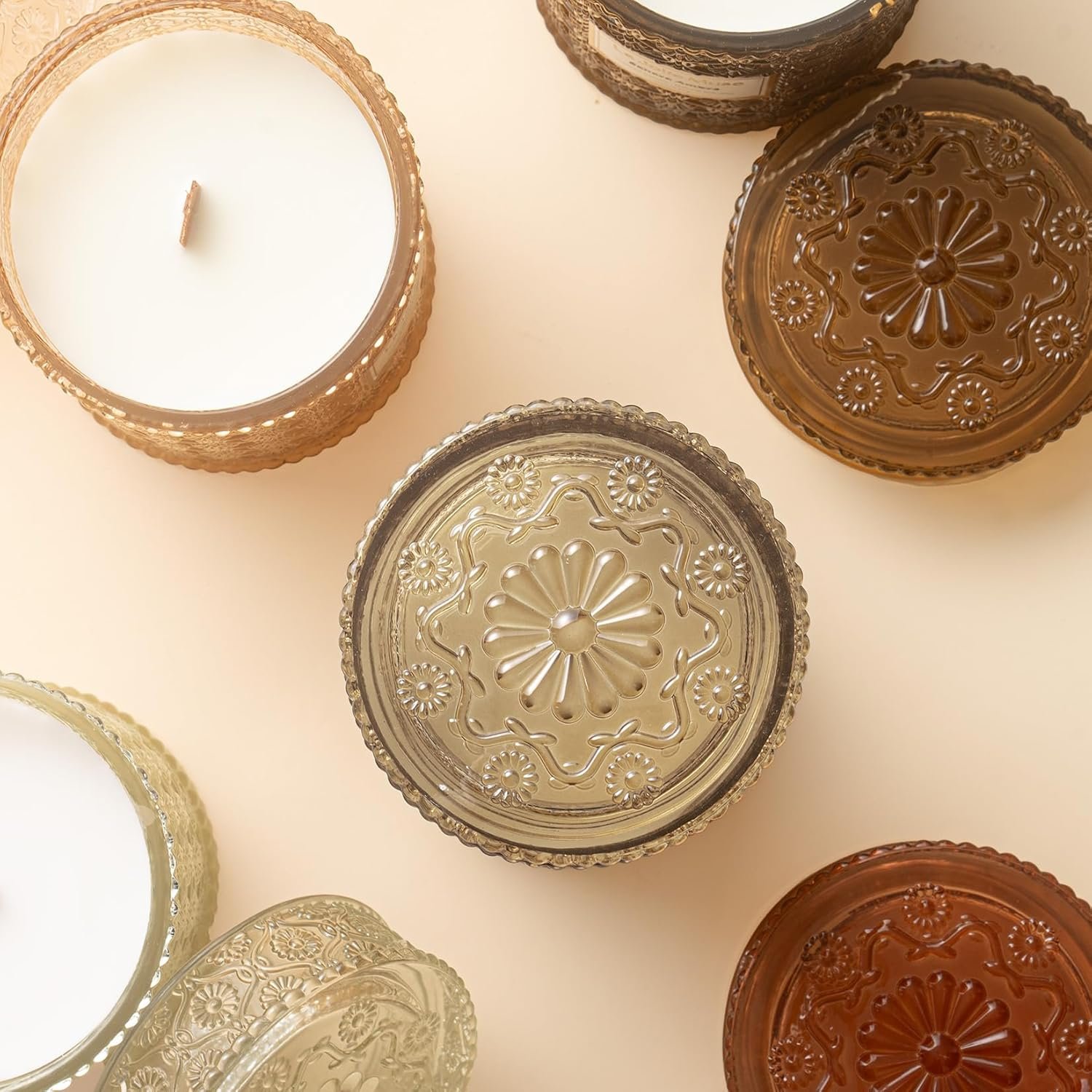 Island Coconut Duftkerze 539g | Glaskerze mit Holzdocht & Kokosduft | 90h Brenndauer | LA JOLIE MUSE