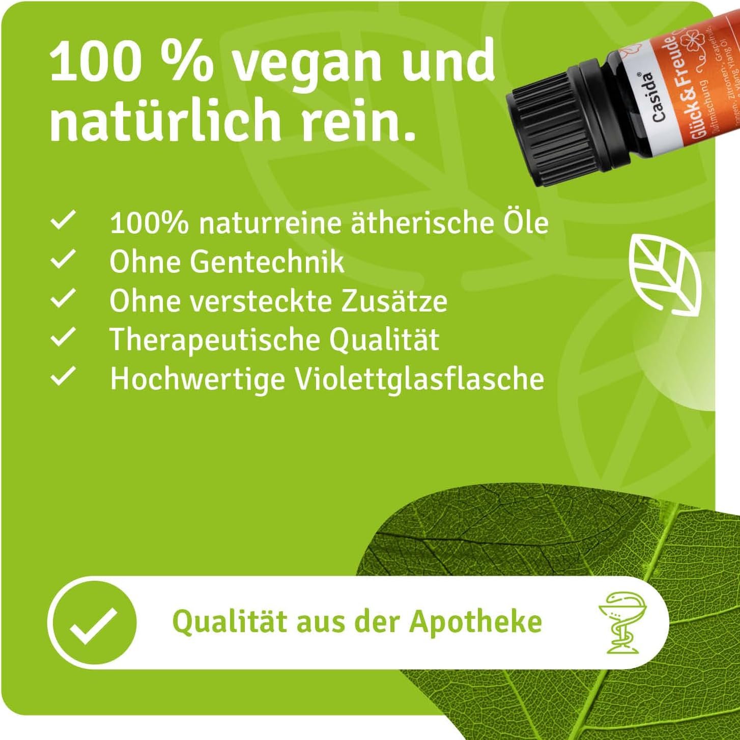 71hHV7Rhj2L._AC_SL1500_ 5 ml Glück & Freude Duftmischung | Ätherische Öle für gute Stimmung | Casida