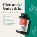 180 Schwarze Maca Kapseln Bio – 3000 mg täglich, hochdosiert & vegan | NATURE LOVE