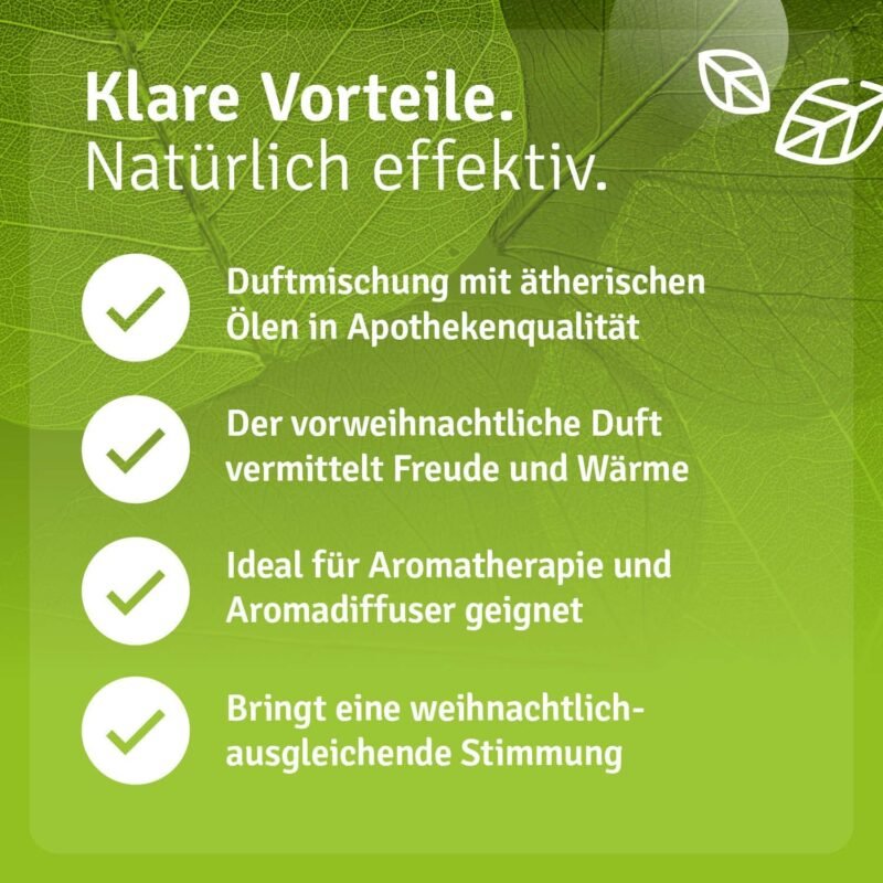 5 ml Casida Adventszauber Duftmischung | Warmer Weihnachtsduft mit ätherischen Ölen