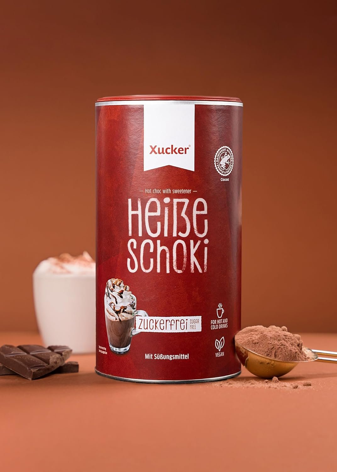 800g Heiße Schoki ohne Zucker | Trinkkakao mit Xylit | Xucker