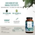 360 Spirulina Chlorella Presslinge – 6000 mg Bio-Algen pro Tag | NATURTREU
