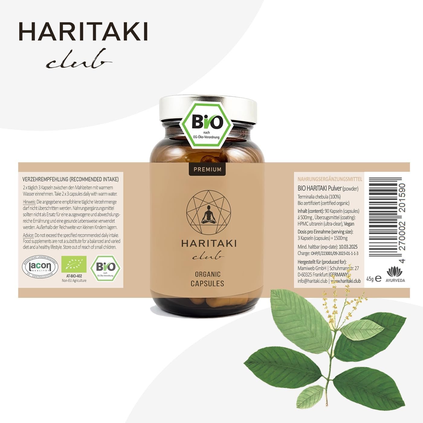 71mZAhc2SgL._AC_SL1400_ 500mg Haritaki Kapseln Bio – ayurvedisch & naturrein | Haritaki Club