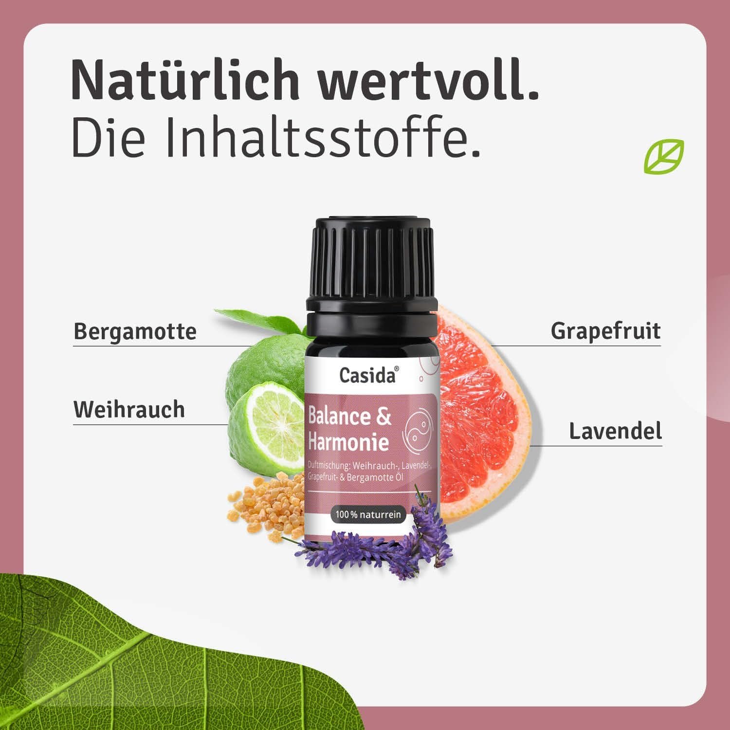 5 ml Casida Duftmischung Balance & Harmonie | Ätherisches Öl für innere Ruhe