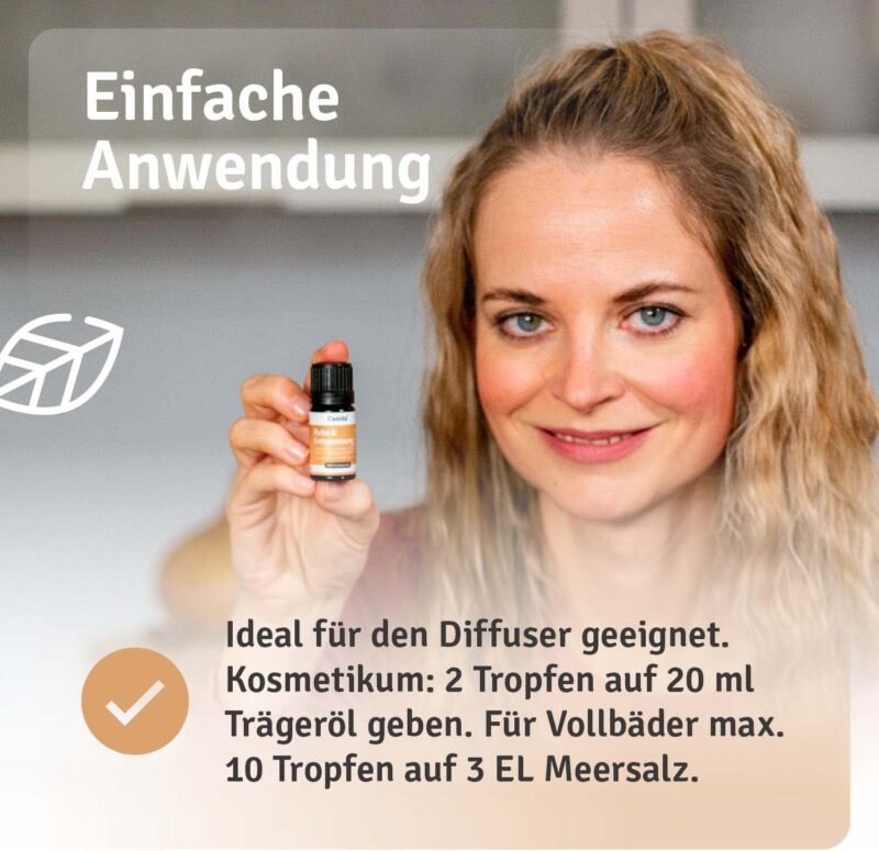 5 ml Ruhe Entspannung Duftmischung | Ätherische Öle für Gelassenheit & Balance | Casida