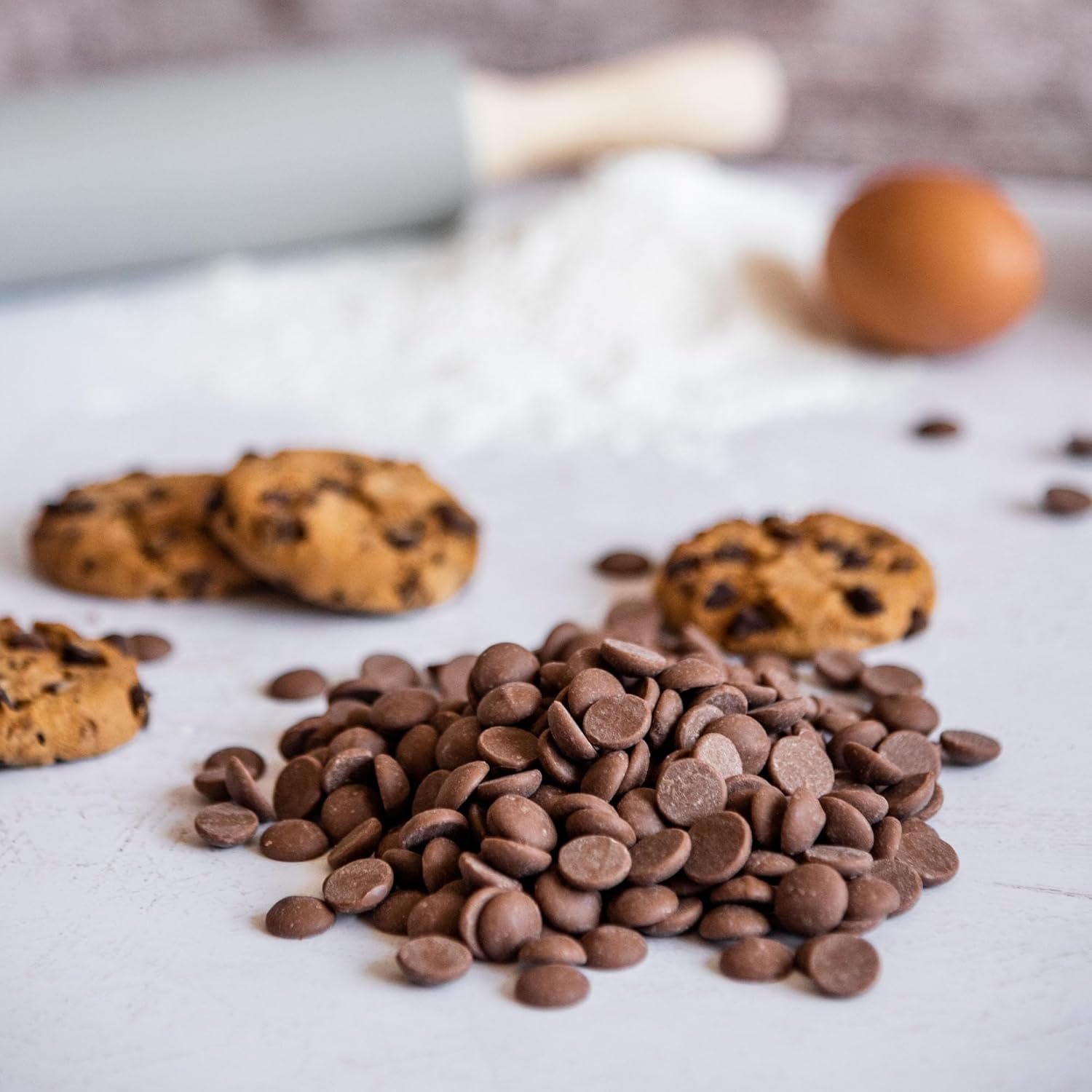 500g Milchschokolade Drops zum Backen & Schmelzen | BAM