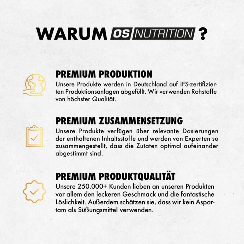 308g Pre Workout Booster Himbeere – Hochdosierter Trainingsbooster vegan | OS Nutrition