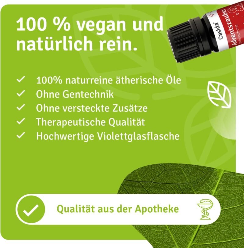 5 ml Casida Adventszauber Duftmischung | Warmer Weihnachtsduft mit ätherischen Ölen