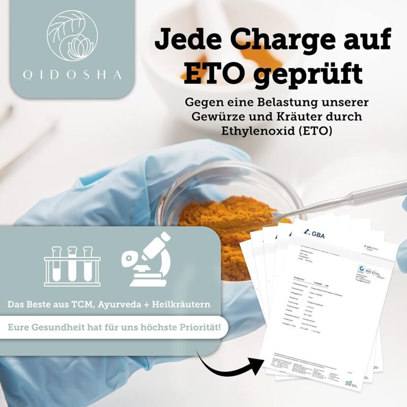 180 Kapseln Brahmi Kapseln Bio hochdosiert ayurvedisch vegan | QIDOSHA