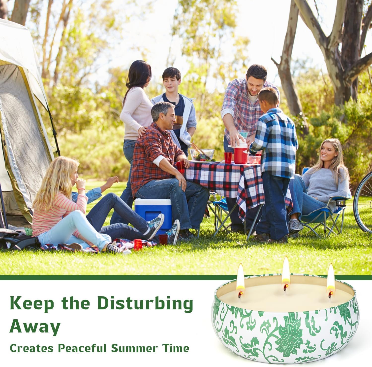 817Z65qJj1L._AC_SL1500_ 3x400ml Citronella Kerze Outdoor | 300h Duftkerzen mit 3 Dochten für Garten & Terrasse | Ldumoduw