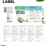 365 Bio Kelp Jod Tabletten – 200 µg natürliches Jod aus Braunalgen, vegan & hochdosiert | Vit4ever