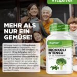 180 Kapseln Brokkoli Extrakt Kapseln hochdosiert mit 10 % Sulforaphan | Vit4ever