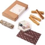 12-teiliges Set Räucherset Neue Anfänge – Weißer Salbei, Palo Santo & Heilsteine | BESOULS