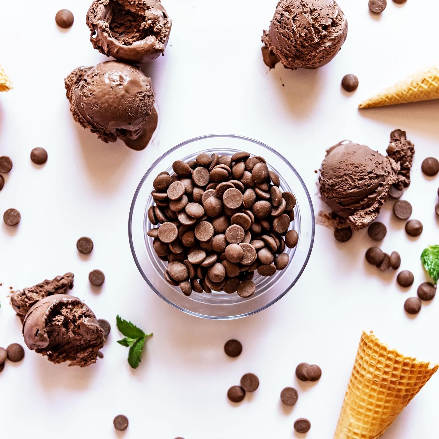 500g Milchschokolade Drops zum Backen & Schmelzen | BAM