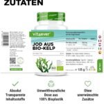 365 Bio Kelp Jod Tabletten – 200 µg natürliches Jod aus Braunalgen, vegan & hochdosiert | Vit4ever