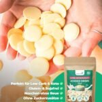 200g Weiße Schokodrops ohne Zuckerzusatz | Simply Keto