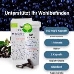 60 Synbiotikum Kapseln mit Maquibeeren – Probiotika & Präbiotika, bio & vegan | SUKO