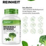 180 Kapseln Brokkoli Extrakt Kapseln hochdosiert mit 10 % Sulforaphan | Vit4ever