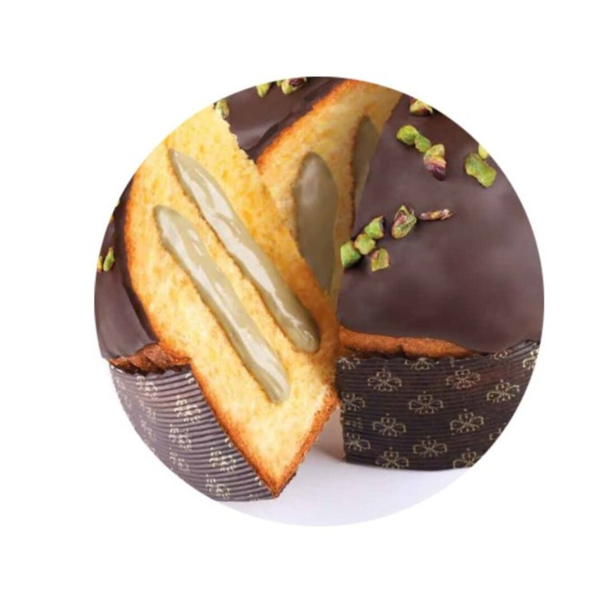 900g Panettone Pistazie Schokolade 900g Panettone Pistazie Schokolade