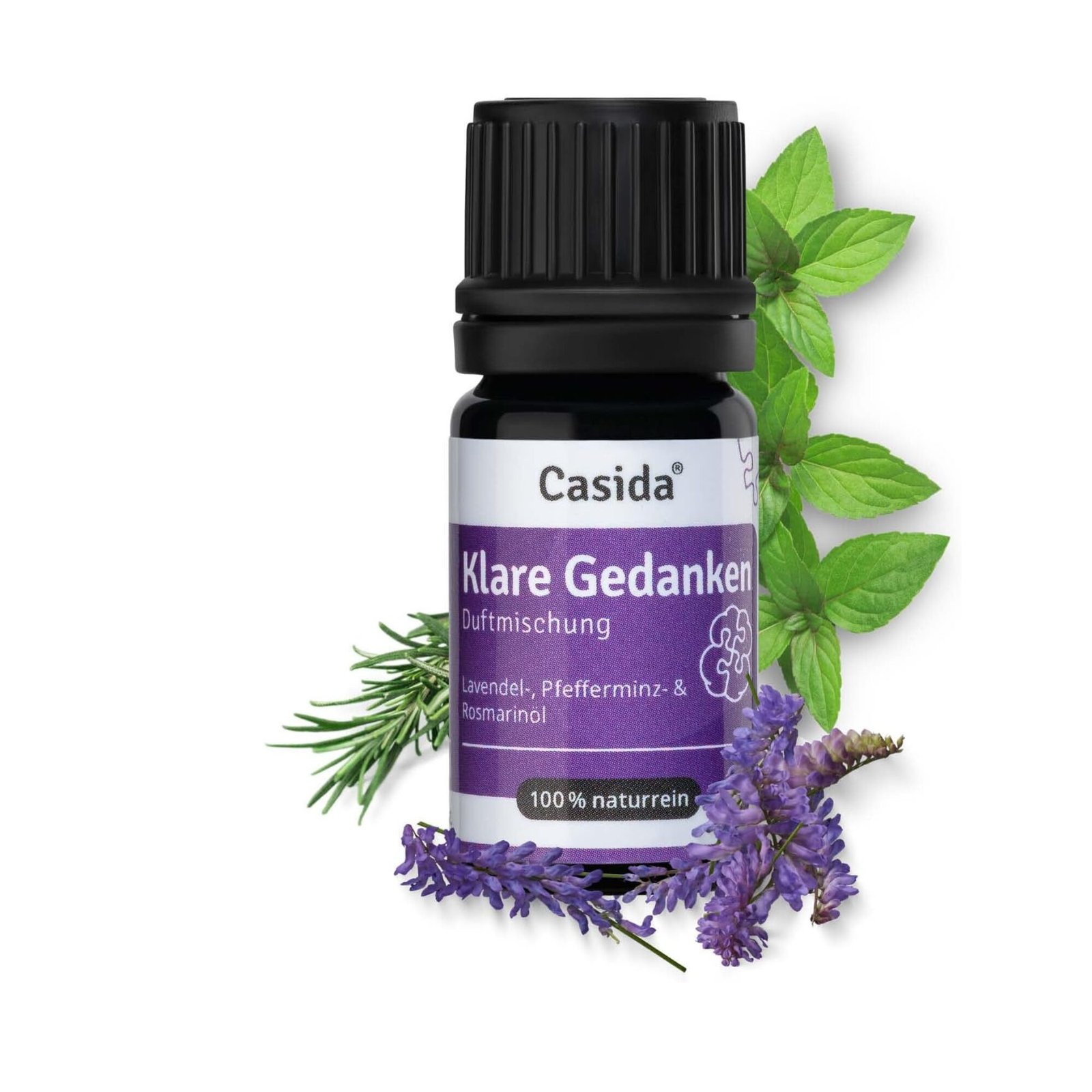 Klare Gedanken Duftmischung 5ml mit ätherischen Ölen von Casida