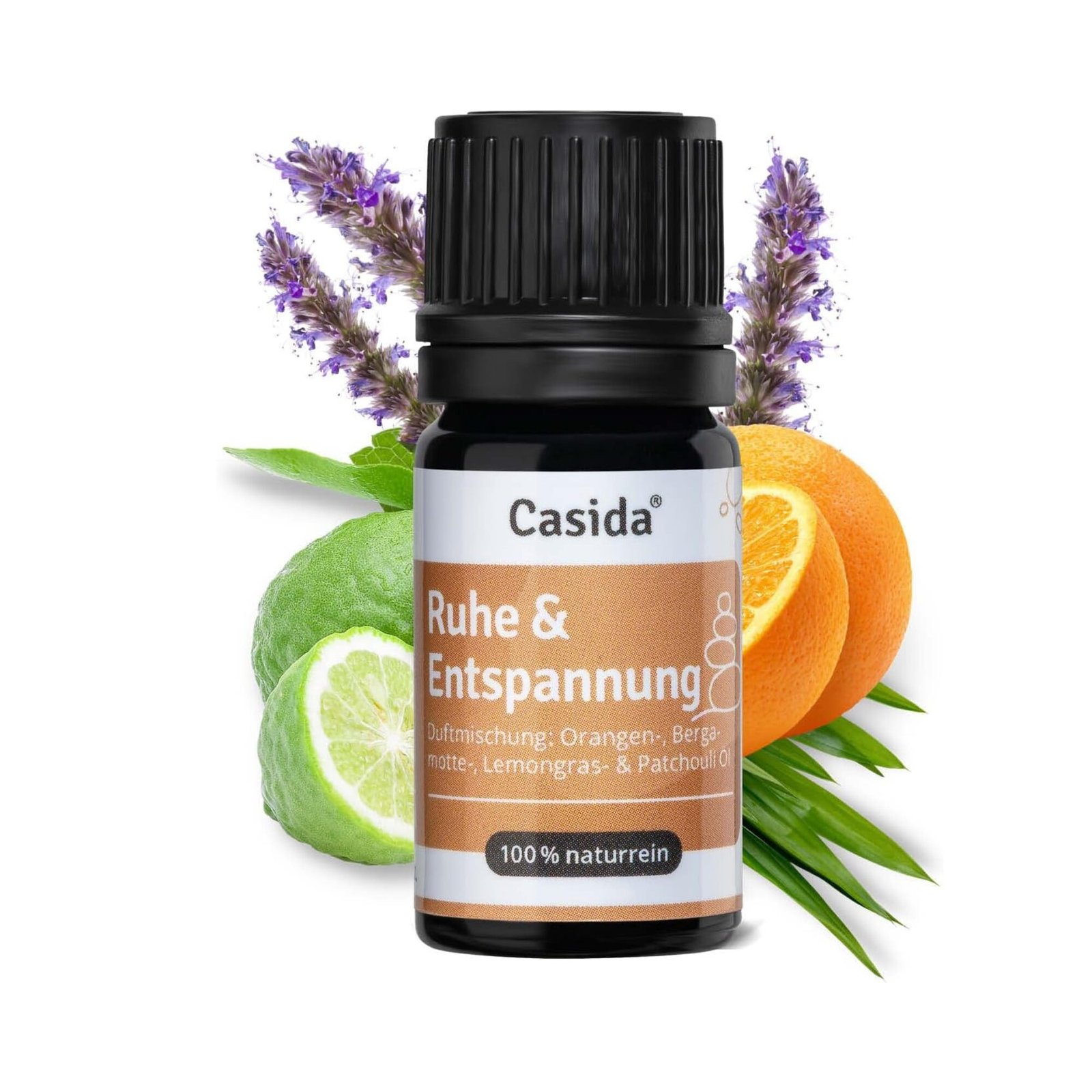 Ruhe Entspannung Duftmischung 5ml mit ätherischen Ölen von Casida