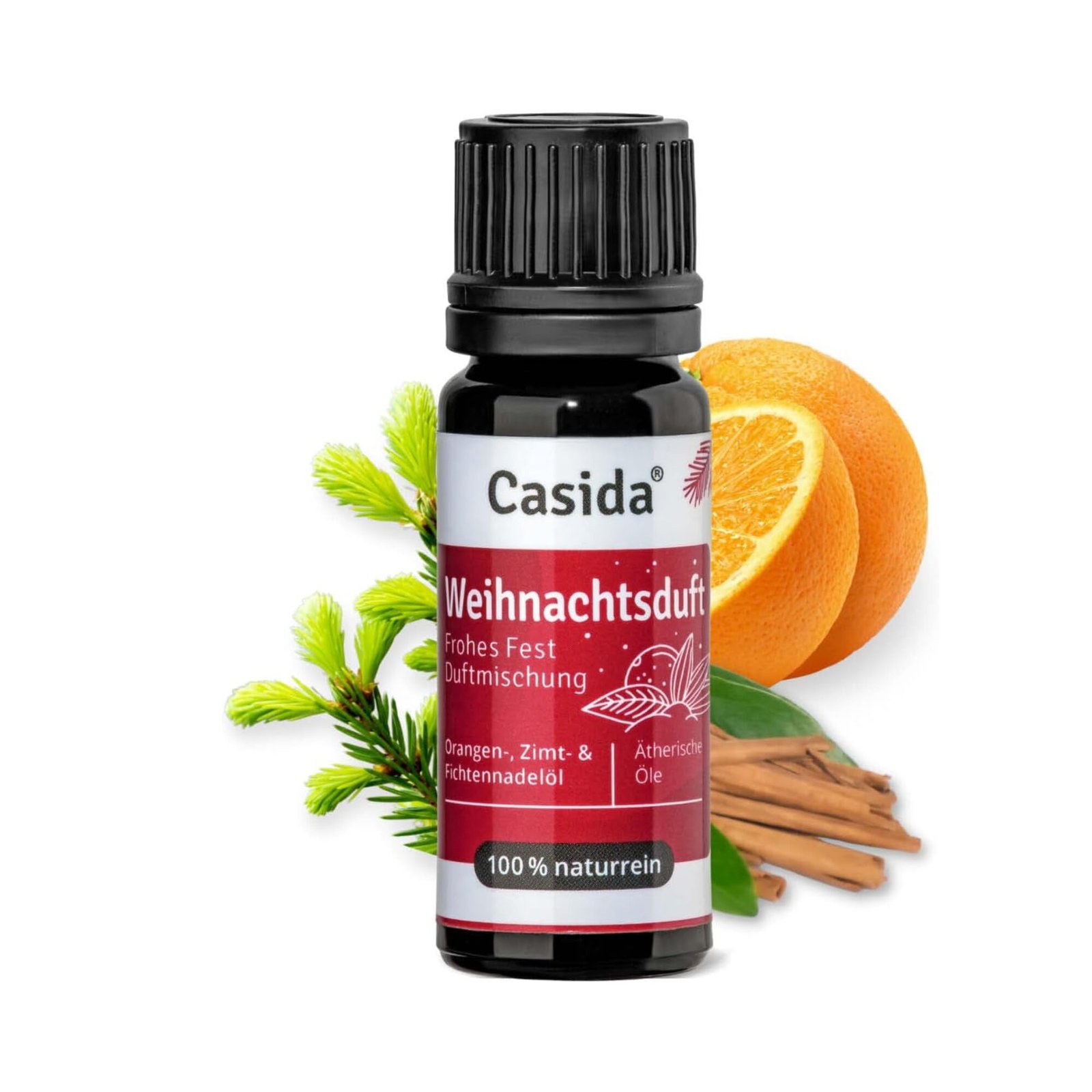 Weihnachtsduft Öl Frohes Fest 10ml mit Zimt und Orangenöl