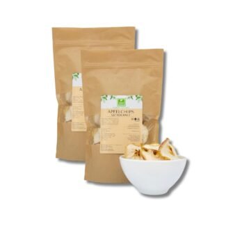 Apfel Chips 500g getrocknete Apfelscheiben ungezuckert vegan