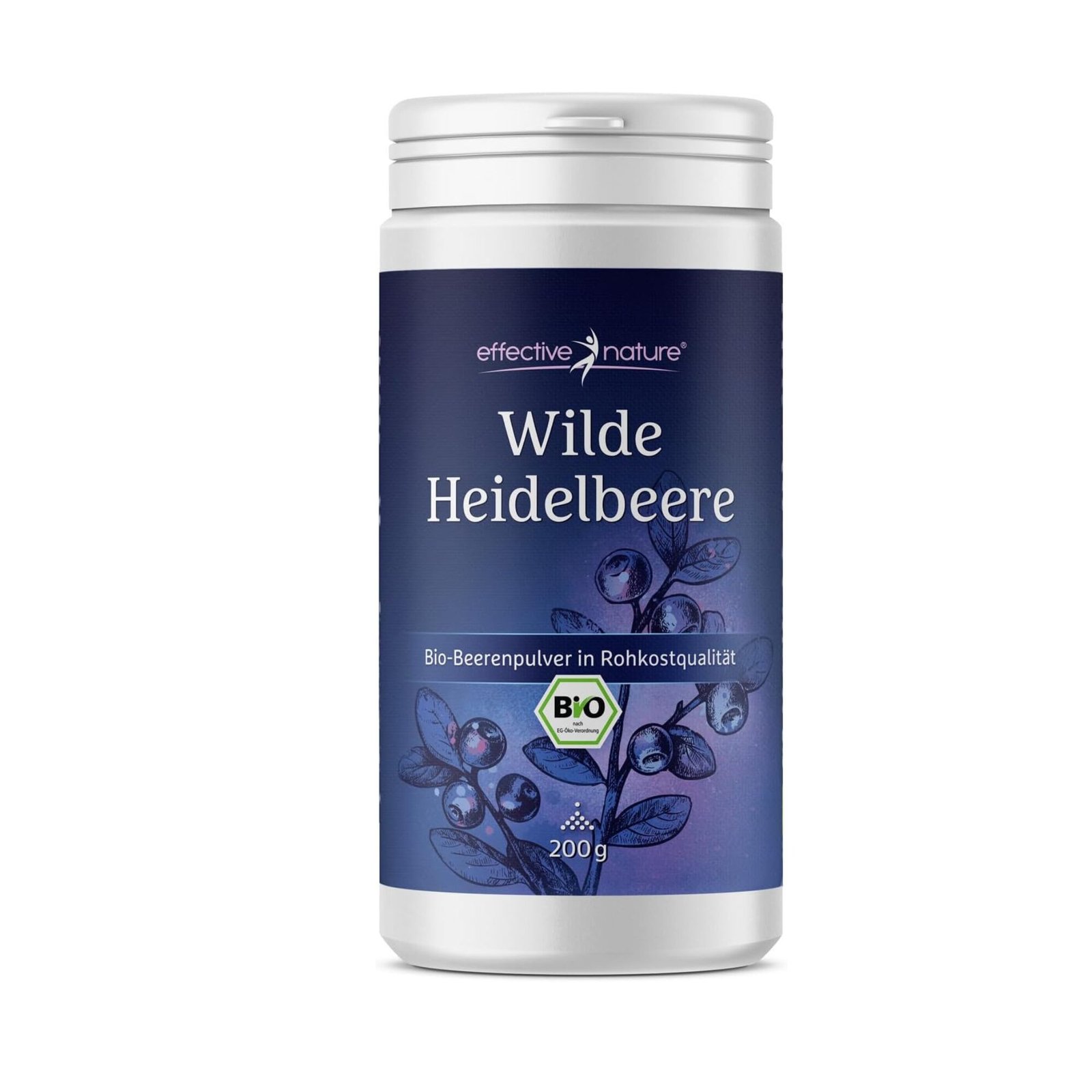 200g wilde heidelbeeren bio pulver antioxidativ roh