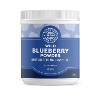 250g wild heidelbeerpulver bio ganze beeren vegan