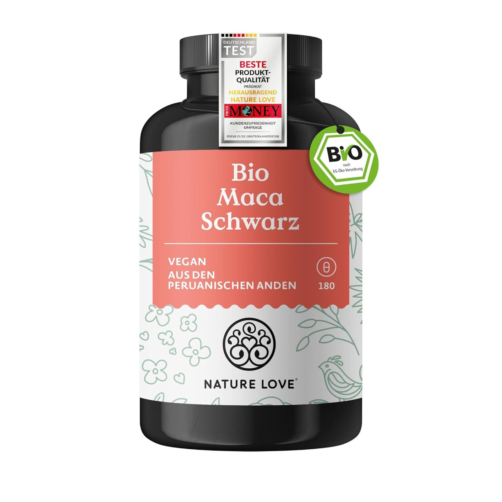 180 schwarze maca kapseln bio hochdosiert vegan