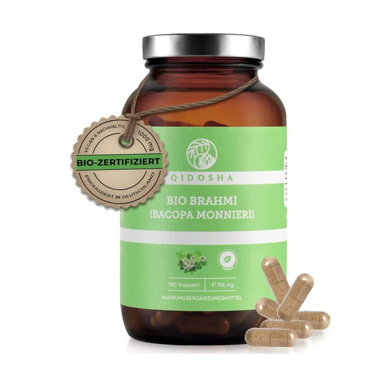 180 brahmi kapseln bio hochdosiert vegan