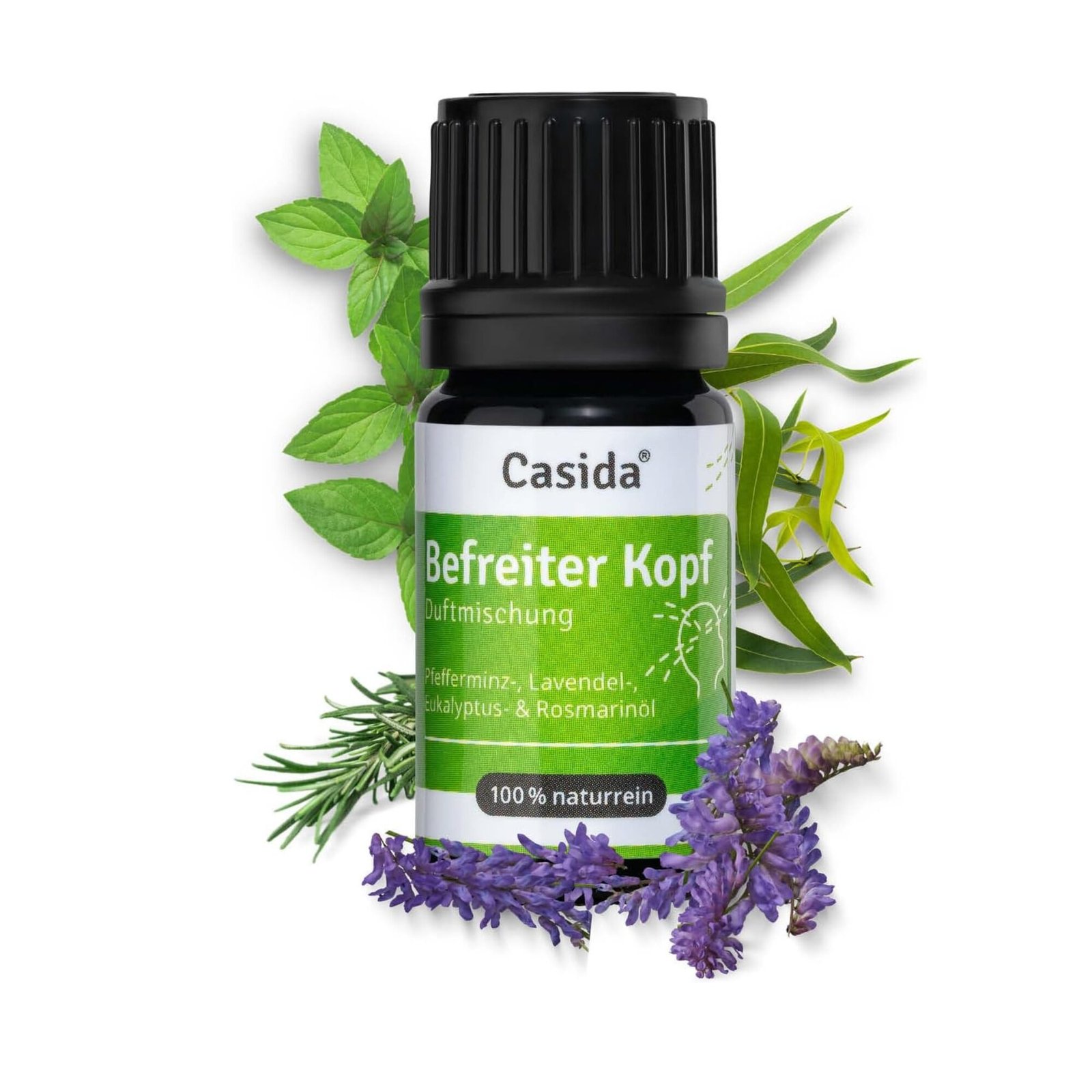 Casida Befreiter Kopf Duftmischung 5ml mit ätherischen Ölen