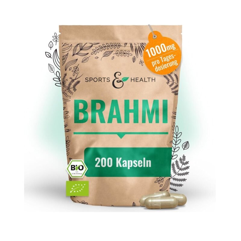 200 bio brahmi kapseln vegan hochdosiert