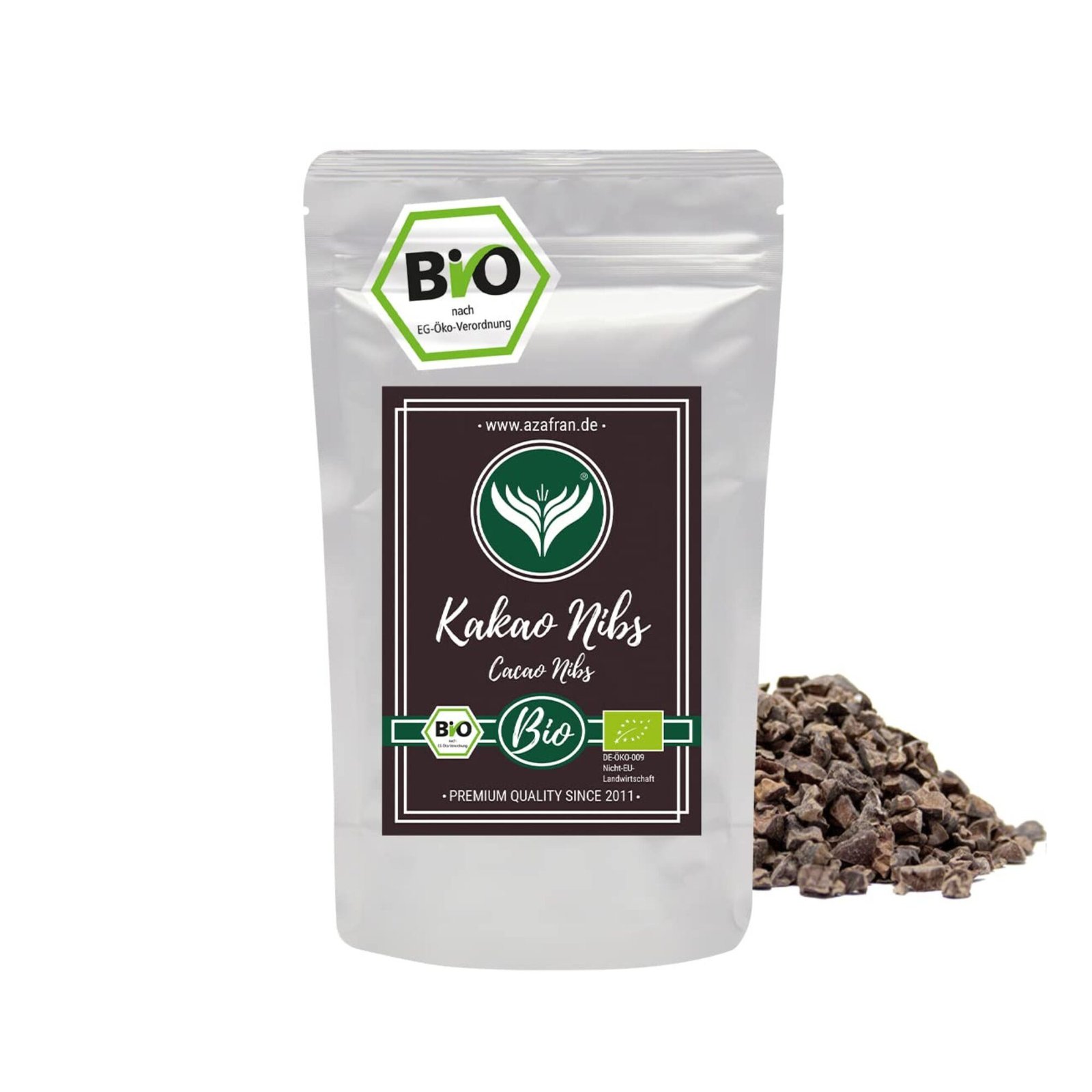 250g bio cacao nibs roh naturbelassen
