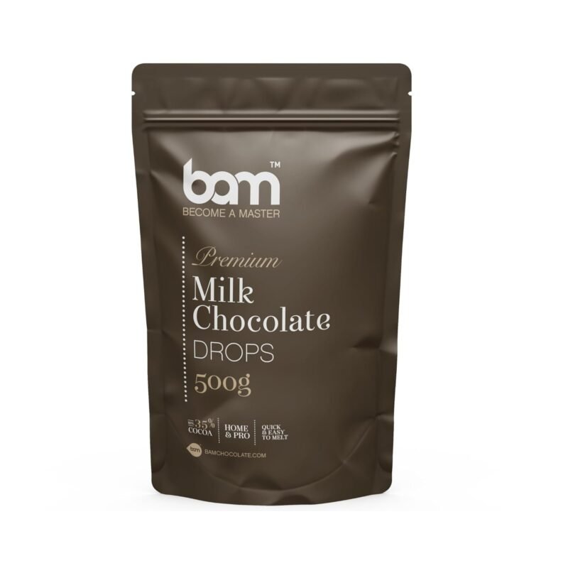 500g Milchschokolade Drops zum Schmelzen