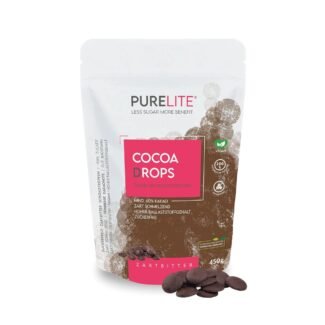 450g Zartbitter Schokodrops ohne Zucker vegan
