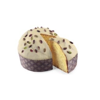 pandoro panettone pistazie weiße schokolade weich