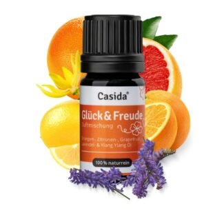 Glück & Freude Duftmischung 5ml mit ätherischen Ölen von Casida