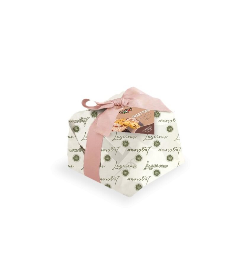 750g Panettone Mandel mit Mandelglasur & knuspriger Kruste | Luscioux Mandelblüte