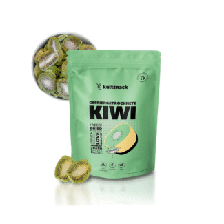 Gefriergetrocknete Kiwi Chips ohne Zuckerzusatz 100 g