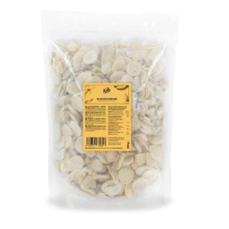 500g gefriergetrocknete Bananen knusprig und naturbelassen