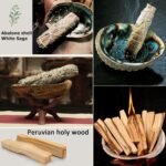 340g Räucherset – Weißer Salbei & Palo Santo mit Abalone-Muschel | Zur energetischen Reinigung & Meditation | Frasheng – Honigbee 340g Räucherset – Weißer Salbei & Palo Santo mit Abalone-Muschel | Zur energetischen Reinigung & Meditation | Frasheng