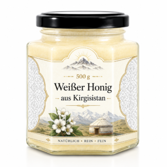 500 g Weißer Honig aus Kirgisistan