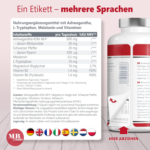 Ashwagandha Kapseln hochdosiert – 180 vegane Kapseln mit KSM-66®, 5 % Withanolide – Medical Beauty Cosmetics