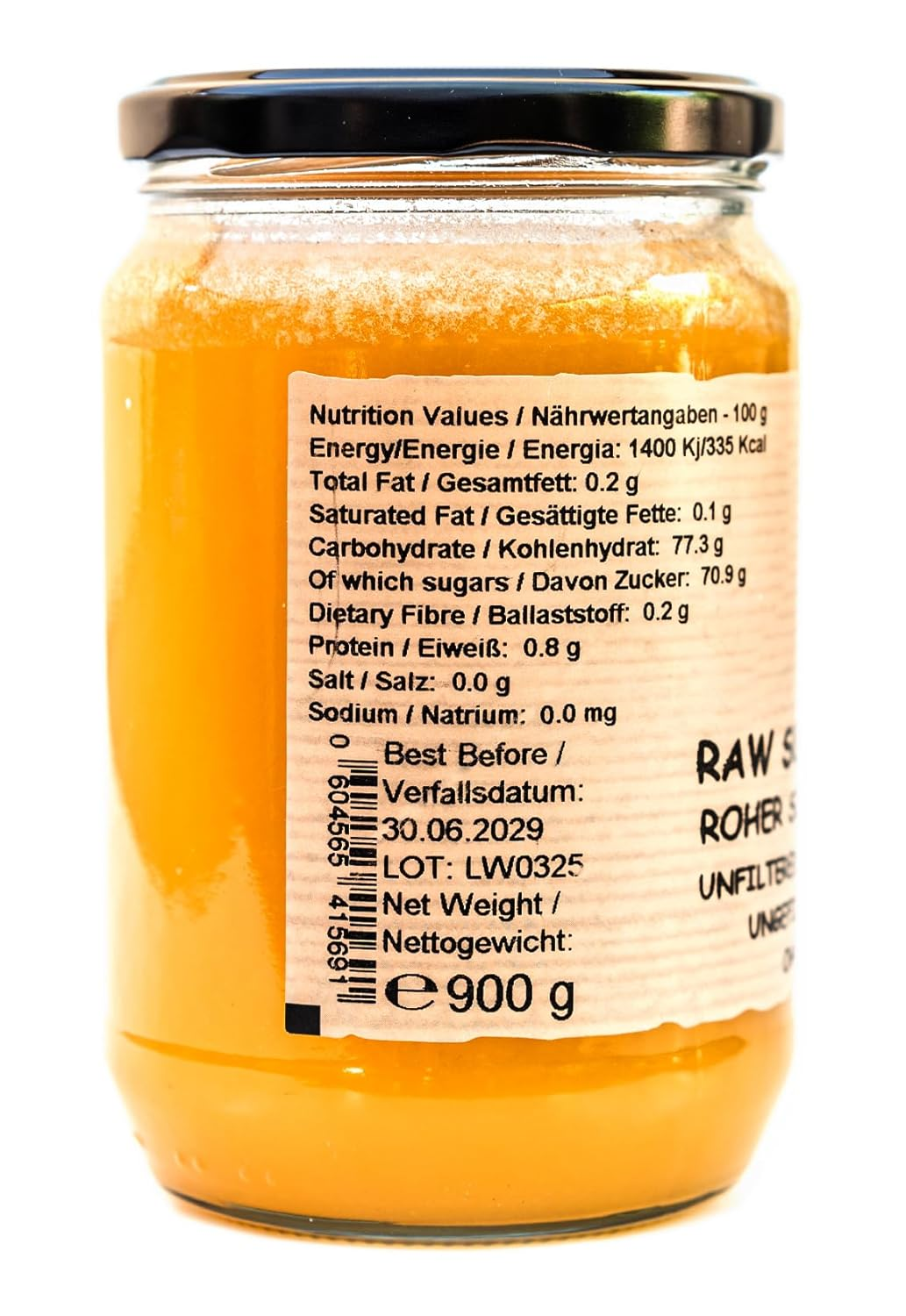 ab15ff21e1588e67d5efe0e7c8d4a60a.png 900 g Reiner Sonnenblumenhonig – Ungefiltert, Unerhitzt & Kaltgepresst – Raw Farm