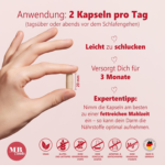 Ashwagandha Kapseln hochdosiert – 180 vegane Kapseln mit KSM-66®, 5 % Withanolide – Medical Beauty Cosmetics