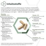 Schwarzer Maca Komplex 180 Kapseln – Mit Zink, Vitamin B6 & B12 – Ginseng & L-Arginin – Hochdosiert – Nutravita