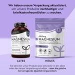 Magnesium Komplex 440 mg – Hoch bioverfügbares Magnesiumcitrat – 180 vegane Kapseln – Premium Qualität – Nutravita