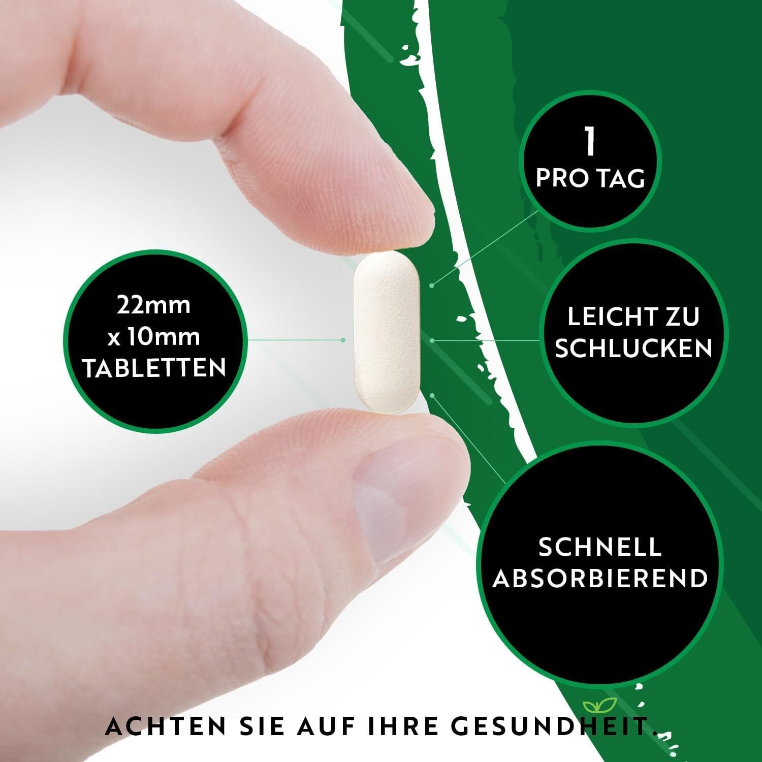 L-Lysine 1100 mg 240 Tabletten – Hochdosiert – Essentielle Aminosäure – 8 Monatsvorrat – Nutravita