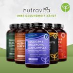 Kollagen Komplex 90 Kapseln – Mit Marinem Kollagen, Hyaluronsäure, Vitaminen & Mineralstoffen – 3 Monatsvorrat – Nutravita